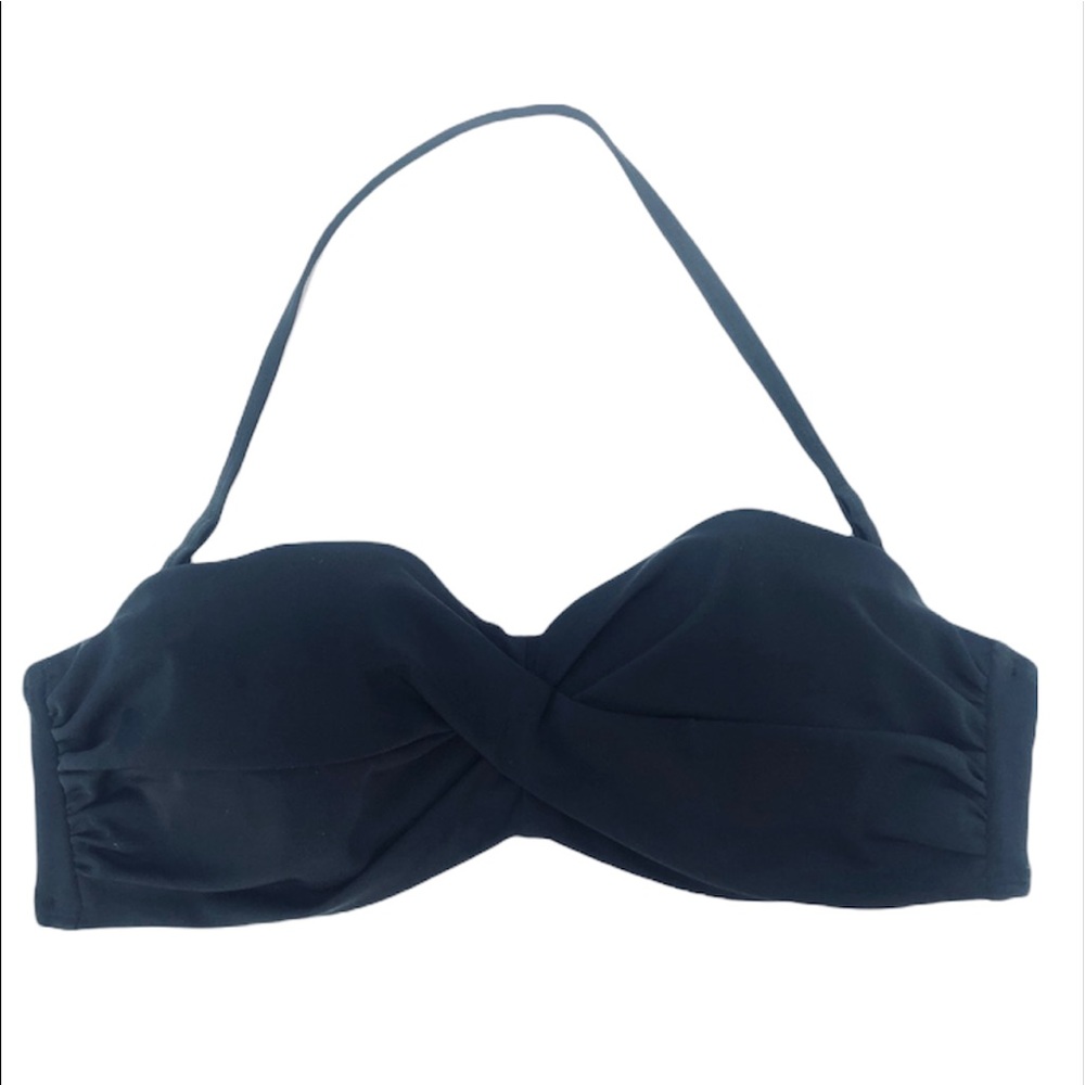 Victoria Secret black strapless/halter bikini top